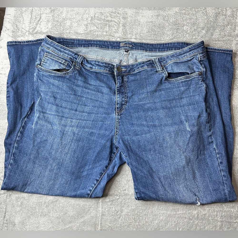 Kut from the Kloth SP017GD1 Straight Leg High Rise Jeans Size 24W